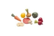 Lekekjøkken & Utstyr - Dantoy Green Gadren Fruit and vegetables 10 pcs - 4742