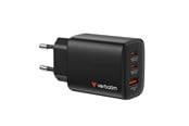 Mobil - Adaptere og ladere - Verbatim Essentials GaN Charger 65W EU plug Black - 32352