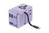 Mobil - Adaptere og ladere - Verbatim Charge ’n’ Travel 100W Travel Adapter w/ Cable Pur - 30193