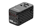 Mobil - Adaptere og ladere - Verbatim UTA-10 power adapter - GaN III universal - 3 x USB-C USB - 140 Watt - 32125