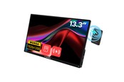 Skjerm - 13" Verbatim Portable Touchscreen Monitor 13.3" WUXGA Resolution & Wireless Power Supply - 32087