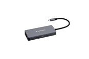 USB-hub - Verbatim - docking station - USB-C - HDMI - 1GbE USB-hub - 32157