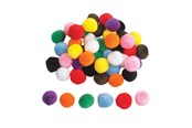 Arts & Crafts - Tilbehør - Colorations - Colored Pompoms 5cm 50pcs. - CHLGPOMS