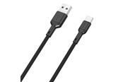 USB - Dudao  L9T 5A USB-A - USB-C Cable 1m - Black - 6976625335541