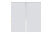Smarthus - Avatto ZigBee Touch Light Switch Dual TUYA - TS60-EU-W2 - White - ZTS60-EU-W2