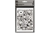 Arts & Crafts - Tilbehør - Creativ Company - Pattern Cardboard White 10 pcs. - 216901