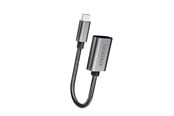 USB - Dudao L15T OTG Adapter USB-C - USB-A - Gray - 6976625335619