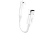 USB - Dudao audio adapter headphone adapter from USB Type C to mini jack 3.5 mm white (L16CPro white) - 6970379617335