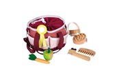 Rollelek - Small Foot - Horse Grooming Kit with Bag Red - 12705