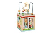 Babyleker - Small Foot - Wooden Motor Skills Cube - Jungle Friends - 12765