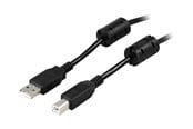 USB - Deltaco - USB cable - USB to USB Type B - 5 m - USB-250FS