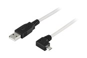 USB - Deltaco - USB cable - USB to Micro-USB Type B - 2 m - USB-302C