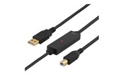 USB - Deltaco USB-EX05M - USB cable - USB Type B to USB - 5 m - CBL-D203-05M