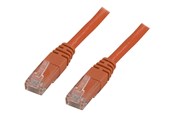 Nettverkskabel - Deltaco TP-607-OR - patch cable - 75 cm - orange - Oransje - 0.7 meter - TP-607-OR