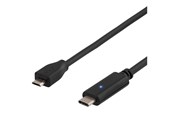 USB - Deltaco USBC-1023 - USB-C cable - 24 pin USB-C to Micro-USB Type B - 50 cm - USBC-1023