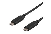 USB - Deltaco USBC-1054 - USB-C cable - 24 pin USB-C to 24 pin USB-C - 1 m - USBC-1054