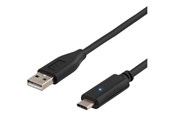 USB - Deltaco - USB-C cable - USB to 24 pin USB-C - 1 m - USBC-1004-K