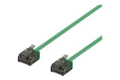 Nettverkskabel - Deltaco patch cable - 50 cm - green - Grønn - 0.5 meter - UUTP-2012