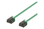 Nettverkskabel - Deltaco patch cable - 1 m - green - Grønn - 1meter - UUTP-2022