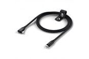 USB - Satechi Right Angle 1m USB-C Cable with 240W Power Delivery and 20Gbps Data Transfer - Black - AP-YCR100K