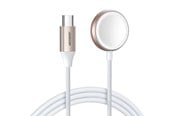 Smartklokke - Tilbehør - Joyroom Magnetic Charger Cable S‑IW011 - USB‑C 5V 1.2m - White - S-IW011