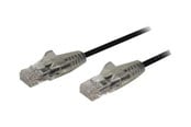 Nettverkskabel - StarTech.com N6PAT1BKS - Svart - 0.3m - N6PAT1BKS
