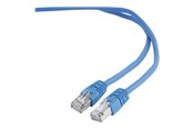 Nettverkskabel - Gembird patch cable - 1 m - blue - Blå - 1m - PP6-1M/B