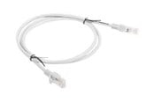 Nettverkskabel - Lanberg patch cable - 1 m - grey RAL 7035 - Grå - 1m - PCU5-10CC-0100-S