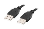 USB - Lanberg - USB cable - USB to USB - 1 m - CA-USBA-20CU-0010-BK