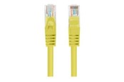 Nettverkskabel - Lanberg patch cable - 1 m - yellow RAL 1016 - Gul - 1m - PCU6-20CC-0100-Y
