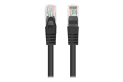 Nettverkskabel - Lanberg patch cable - 7.5 m - black RAL9004 - Svart - 7.5m - PCU6-10CC-0750-BK