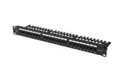 Tilbehør - Lanberg patch panel - 1U - 19" - with shelf - PPU5-1124-B