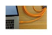 USB - Tether Tools TetherPro - USB-C cable - 24 pin USB-C to Micro-USB Type B - 4.6 m - CUC3315-ORG
