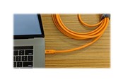 USB - Tether Tools TetherPro - USB-C cable - 24 pin USB-C to mini-USB Type B - 4.6 m - CUC2415-ORG
