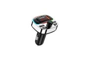 Mobil - Andre tilbehør - Dudao R2PRO+ Transmitter with PD25W Bluetooth 5.3 RGB Charging Ports - Black and Silver - 6976625332458