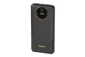 Nødlader - Dudao Powerbank K12 10000mAh PD22.5W USB-A USB-C - black Nødlader - Svart - 10000 mAh - 6976625333882