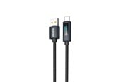 USB - Dudao L7T USB-A - USB-C 66W Cable with LED Display 1m - Black - 6976625334407