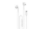 Hodetelefoner - Dudao X3C In-Ear Wired USB-C Headphones 1.2m - White - 6976625335343