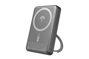 Nødlader - Dudao K28 10000mAh PD 22.5W MagSafe Powerbank with Metal Case and Ring Stand - Gray Nødlader - Grey - 10000 mAh - 6977196680146