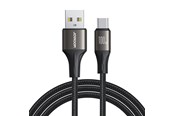 USB - Joyroom Light-Speed ​​Series S-A25 USB-A / USB-C cable 100W 1.2m - black - 6941237109989