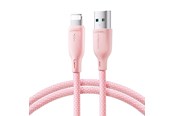 USB - Joyroom Multi-Color Series S-A34 USB-A / Lightning 3A cable 1m - pink - 6941237110510