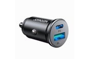 Mobil - Adaptere og ladere - Joyroom JR-CCN05 30W USB-A USB-C mini car charger - black - 6941237112064