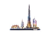 Puslespill - Cubic Fun 3D Puzzle City Line Dubai with LED Lighting 3D Puslespill - 2010329