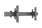 Veggmontering, AV-braketter & AV-møbler - Multibrackets MBW1U 1000 mounting kit - adjustable single side - for flat panel - black - Max 40 kg - recommended for 98" - 7340234810703