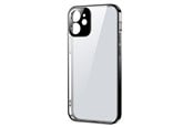 Mobil - Deksel og etui - Joyroom New Beauty Series ultra thin case with electroplated frame for iPhone 12 Pro black (JR-BP743) - 6941237131287