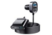 Mobil - Adaptere og ladere - Joyroom car charger 2xPD + 2xQC3.0 72W 1.5m black (JR-CL05) - 6941237153173