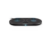 Mobil - Adaptere og ladere - SBS Dual Wireless 10W+10W Qi Charger Pad - Black - TEWIRE20WDOUB