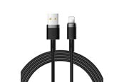 USB - Joyroom Liquid Silicone Data Cable N2 USB-A / Lightning 2.4A 1.2m - Black - 6941237171085