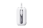 Nødlader - Joyroom mini powerbank 10000mAh Colorful Series 22.5W with 2 built-in USB C and Lightning cables white (JR-L012) Nødlader - Hvit - 10000 mAh - 6956116701741