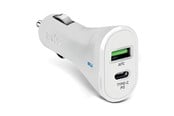 Mobil - Adaptere og ladere - SBS 20W Car Charger - White - TECRPD20W